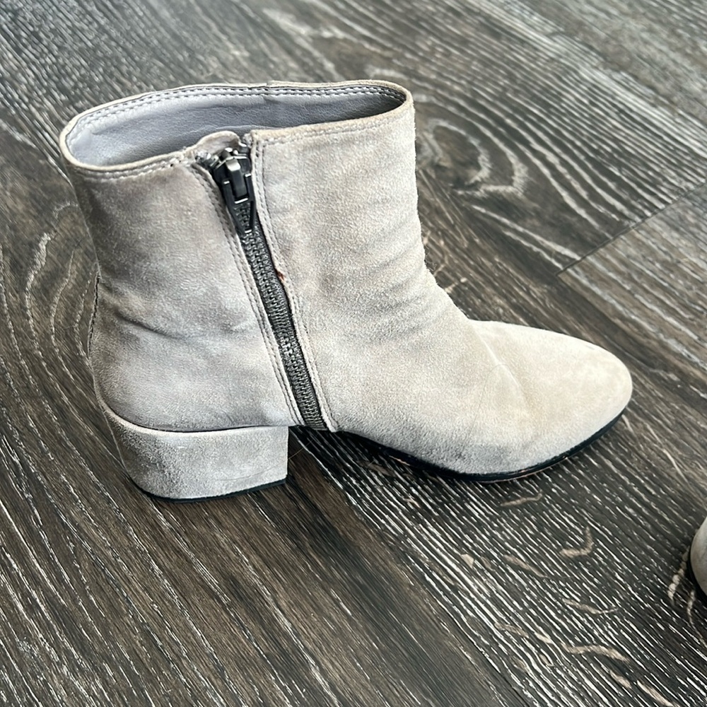 Gray dolce vita booties size 6 with box!